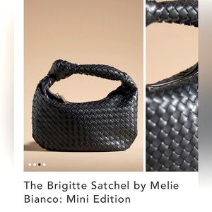 Anthropology mini black purse- brand new